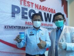 Pegawai Kanwil Kemenkumham Jabar Ikuti Tes Narkoba