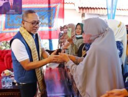 Dampingi Menteri Perdagangan, Elvira  Tinjau Pasar Murah Di Wilayah Kota Bandar Lampung