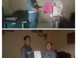 Ida Jaya dan Bambang.S Kembalikan Berkas Pendaftaran Calon Ketua Umum Koni Lamtim