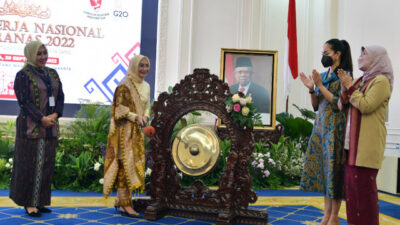 Riana Sari Arinal Ikuti Rakernas Dekranas 2022