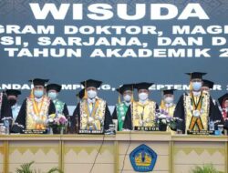 Plt. Rektor M. Sofwan Effendi Mewisuda 1.098 Lulusan Program Doktor Unila