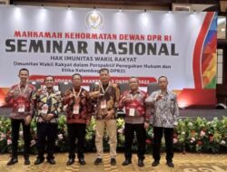 Ketua DPRD Lampung Hadiri Seminar yang Diselenggarakan MKD RI