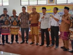 Bupati Musa Ahmad Resmikan Balai Adat Marga Terusan Nunyai