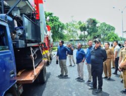 Gubernur Lampung Terima  Kendaraan Combine Harvester dan Mobil Ambulan VIP dari Bukit Asam