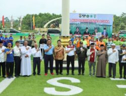 Pemprov Lampung Ikuti Pembukaan Liga Mini Soccer Piala Kapolda