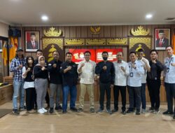 Pengurus SMSI Lampung Silaturahmi dengan Ketua KPU