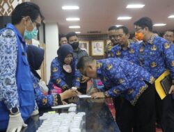 Tes Urine Seluruh Eselon II dan Pimpinan Tinggi Pratama di Pemprov Lampung NEGATIF Zat Narkoba