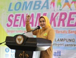 Riana Sari Arinal Buka Lomba Senam Kreasi dan Senam Lampung Berjaya 2022