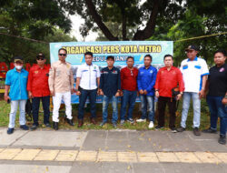 Bantu Korban Gempa Cianjur, Koalis Pers Kota Metro Galang Dana