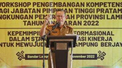 Sekdaprov Fahrizal Buka Workshop Pengembangan Kompetensi bagi Jabatan Pimpinan Tinggi Pratama