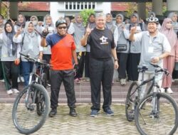 FEB Unila Gelar Fun Bike Saat Puncak Peringatan Dies Natalis ke-57