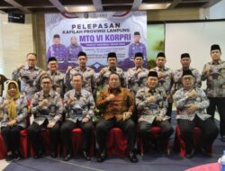 Gubernur Arinal Lepas Kafilah Korpri Provinsi Lampung Ikuti MTQ VI Korpri Tingkat Nasional di Kota Padang
