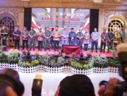 Penjabat Bupati Teddy Meilwansyah bersama Forkopimda OKU Hadiri Acara FORKOPIMDA se-Sumatera Selatan