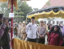PJ Bupati OKU Bersama Kadin PMD OKU Monitoring Pilkades Serentak