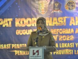 Wagub Chusnunia Buka Rakor Akhir Gugus Tugas Reforma Agraria  Provinsi Lampung