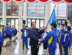 Gubernur Arinal Lepas Kontingen Porwanas XIII Tahun 2022 ke Malang-Jawa Timur