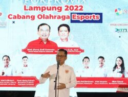 Cabang Olahraga E-Sport Pada PORPROV IX Lampung 2022 Resmi Dibuka