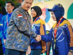Raih Emas, Atlet Drumband PDBI Lampung Harumkan Lampung di Tingkat Nasional