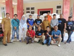 Diterima Sekdakab Boalemo, PJS Berbagi Kasih Bantuan untuk Korban Banjir di Tilamuta