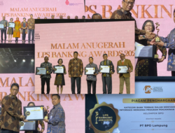 Dirut Utama Bank Lampung Hadiei Anugrah LPA Banking Award 2022