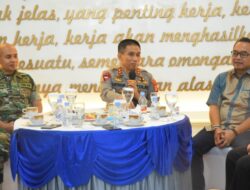 Kapolda Lampung bersama Unsur TNI, Menerima Audiensi Gabungan Pengusaha dan Perbankan