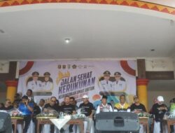 Peringati HAB ke-77, Sekdaprov Lepas 12 Ribuan Peserta Jalan Sehat Kerukunan di Kota Metro