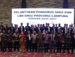 Mingrum Gumay Hadiri Pelantikan Pengurus SMSI Periode 2022 – 2027