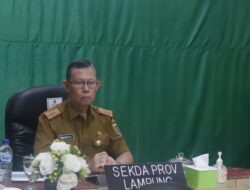 Pemprov Lampung Ikuti Rakor Pengendalian Inflasi Daerah yang Dipimpin Menteri Dalam Negeri