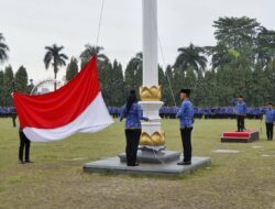 Pemerintah Provinsi Lampung Gelar Upacara Gabungan