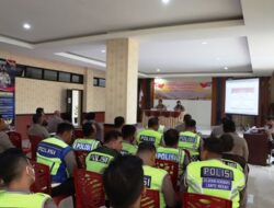 Polresta Bandar Lampung Gelar Lat Pra Ops Keselamatan Krakatau 2023