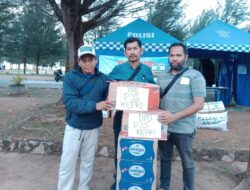 DPD PJS Kepri Serahkan Bantuan Bagi Korban Bencana di Serasan Natuna
