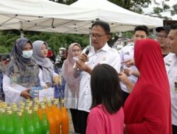 Pemkab Pesibar Kunjungi Serta Bina Pelaku Bazar Kuliner UMKM Di Bulan Suci Ramadhan