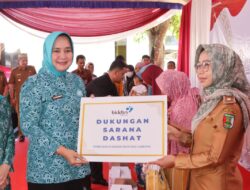 Ketua TP. PKK Provinsi Lampung Buka Kegiatan Bakti Sosial Kolaborasi Percepatan Penurunan Stunting