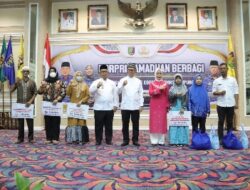 Dewan Pengurus Korpri Provinsi Lampung Serahkan Bantuan dan Tali Asih Kepada Sejumlah ASN Purna Bakti