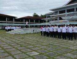 Pemkab Pesibar Apel Perdana Pasca Libur Hari Raya Idulfitri 1444H