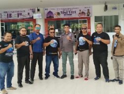 Pengurus DPD PJS Gorontalo Sambut Kedatangan Ketua Umum Mahmud Marhaba di Bandara Djalaludin