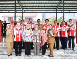 Riana Tinjau Lokasi dan Rakor Persiapan Jumpa Bakti Gembira PMR Tingkat Nasional IX