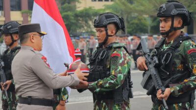 Sambut Hari Bhayangkara,  Kapolda Lampung Terima Air Suci