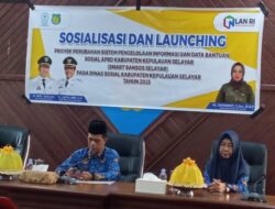 Wakil Bupati Kepulauan Selayar Launching Aplikasi Smart Bansos