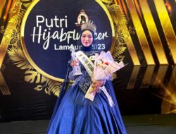 Mahasiswi FKIP Dinobatkan sebagai Putri Hijabfluencer Lampung 2023