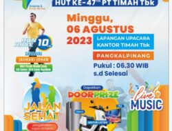 Don’t Miss It! Ayo Semarakkan Fun Walk HUT ke-47 PT Timah Tbk, Ratusan Hadiah Menanti