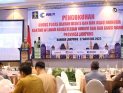 Nunik Dukung Penuh Pengukuhan Gugus Tugas Daerah Bisnis dan HAM