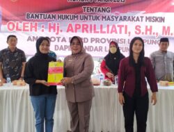 Aprilliati Sosper Tentang Bantuan Hukum di Teluk Betung