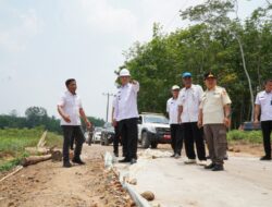 Firsada Tinjau Perbaikan Jalan Program IJD di Tubaba