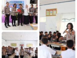 Polres Pesawaran Gelar Program Police Goes To School