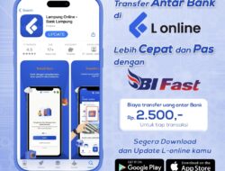 Pakai BI Fast, Transaksi Bank Lampung Lewat L-Online Lebih Cepat