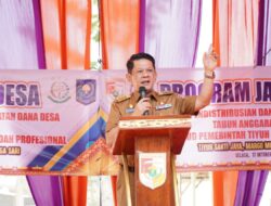 Pj Bupati Tubaba Buka Program Jaga Desa