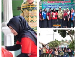 Nanda Indira Bagikan Paket Sembako ke PPKS