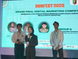 Mahasiswa FEB Juara TIga Digital Marketing Plan BUNFEST 2023