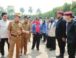 Sekda Lampung Ikuti Apel Gelar Pasukan  Operasi Mantap Brata Krakatau